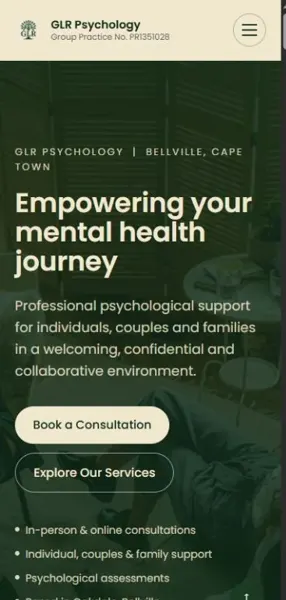GLR Psychology on mobile
